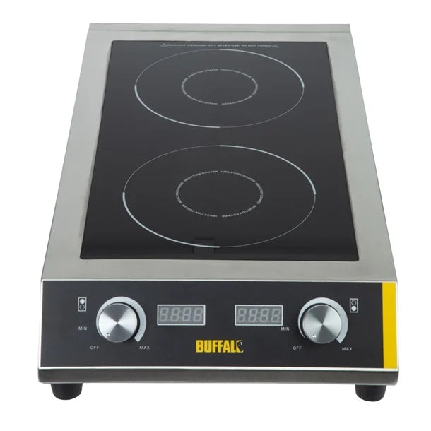 Apuro Heavy Duty Double Induction Cooktop 7kW GF239-A