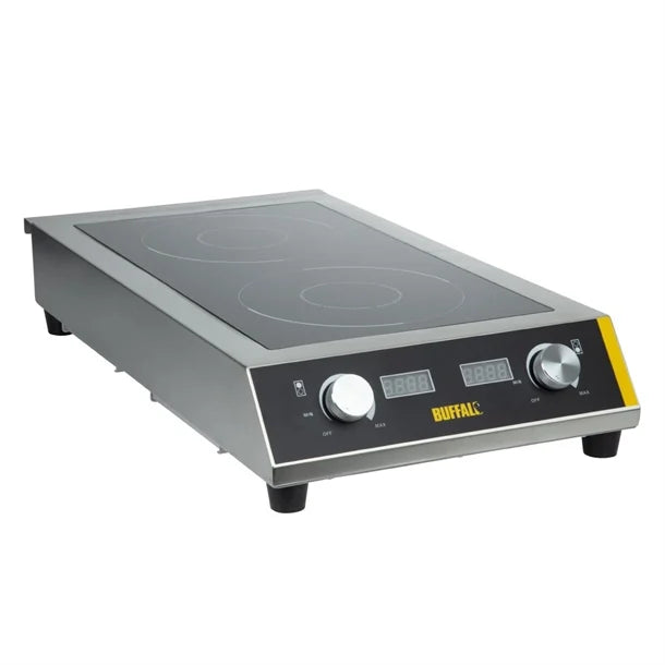 Apuro Heavy Duty Double Induction Cooktop 7kW GF239-A
