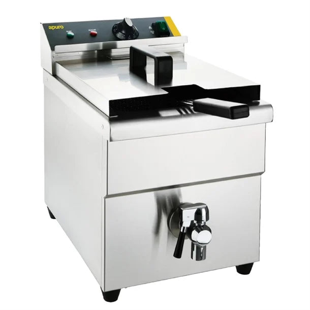 Apuro Single Tank Single Basket Induction Fryer 8Ltr CP793-A
