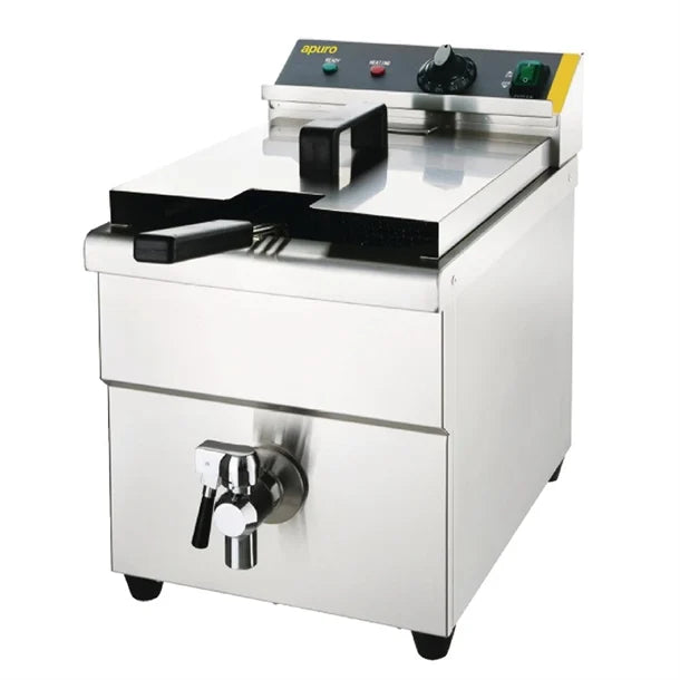 Apuro Single Tank Single Basket Induction Fryer 8Ltr CP793-A