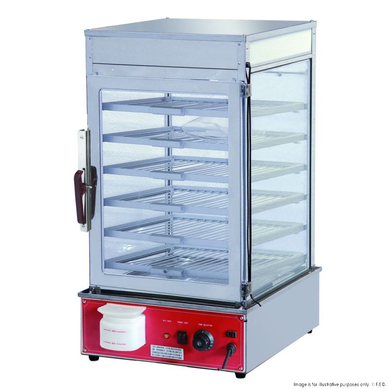 Benchstar Heavy Duty Electric Steamer Display Cabinet 1.2Kw MME-600H-S
