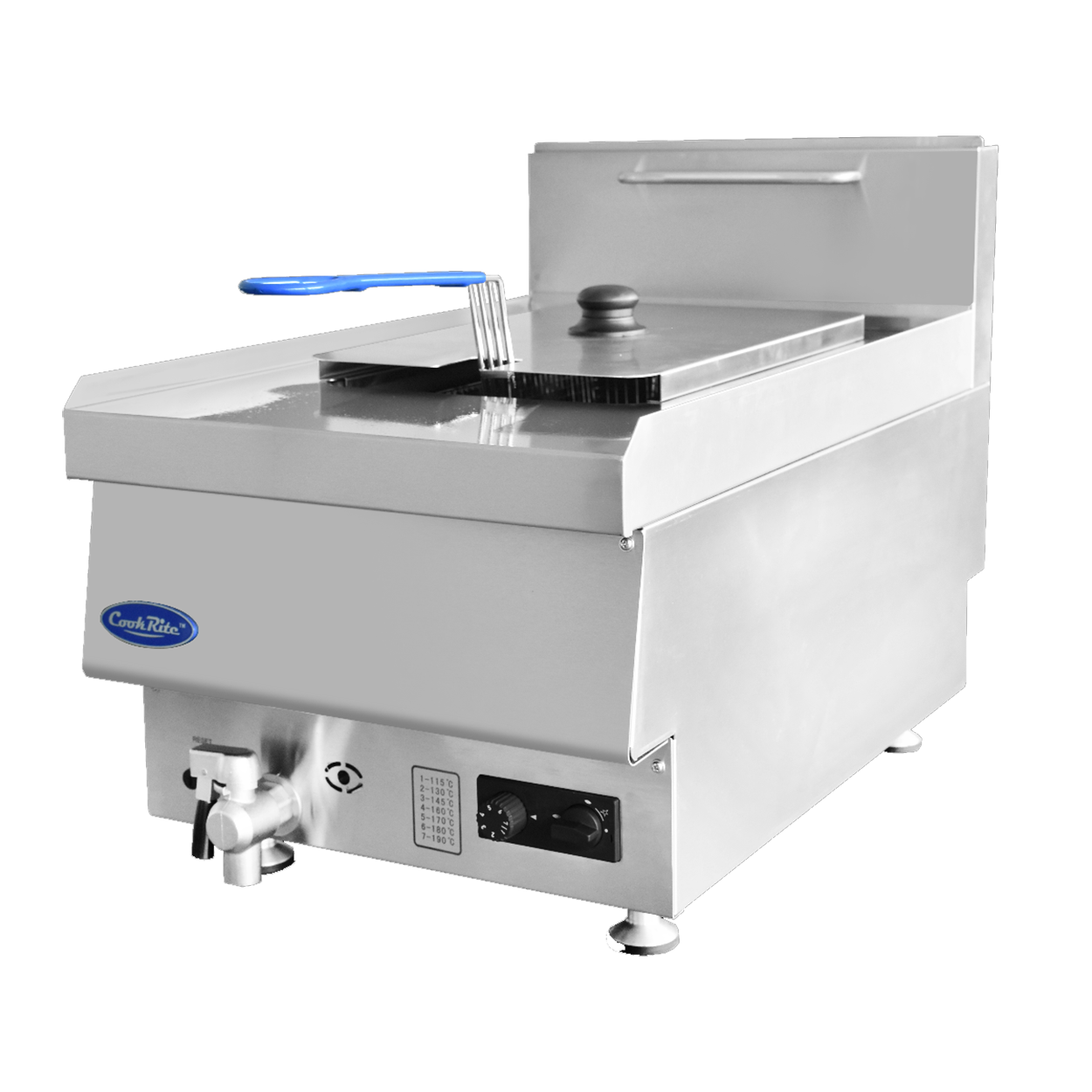 Cookrite 1 Tube Gas Deep Fryer AT65G4F-C