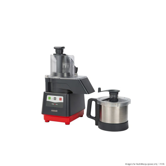 Dito Sama Prep4You Combination Cutter/Slicer 1 Speed 3.6L Stainless Steel Bowl P4U-PS301S3