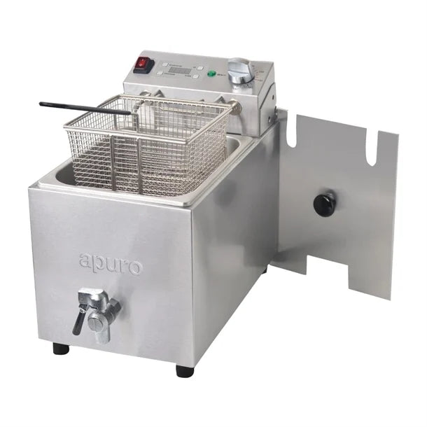 Apuro Single Tank Single Basket 8Ltr Countertop Fryer FC374-A